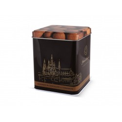 PREMIUM Almonds in chocolate with cinnamon - metal gift box